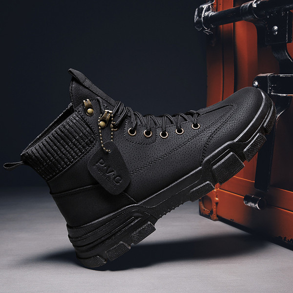 Őszi-téli férfi bőrcsizma új modellje