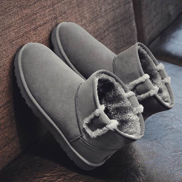 Férfi velúr csizma meleg béléssel - három színben