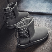 Aktuális férfi csizma fűzővel és meleg béléssel