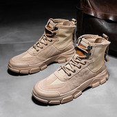 Őszi csizma új modellje eco velúrból és textilből