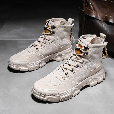 Őszi csizma új modellje eco velúrból és textilből