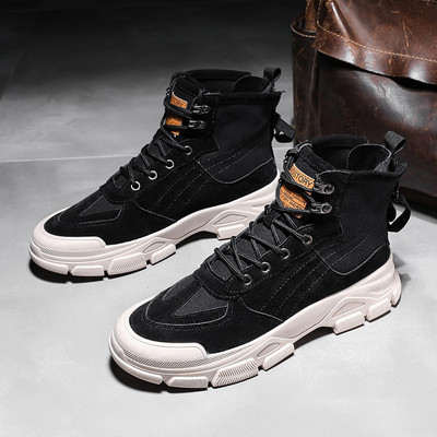 Őszi csizma új modellje eco velúrból és textilből