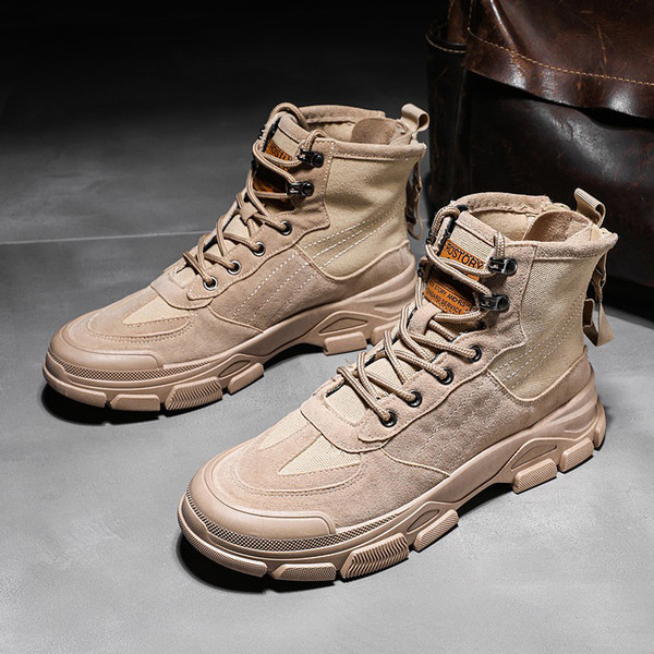 Őszi csizma új modellje eco velúrból és textilből