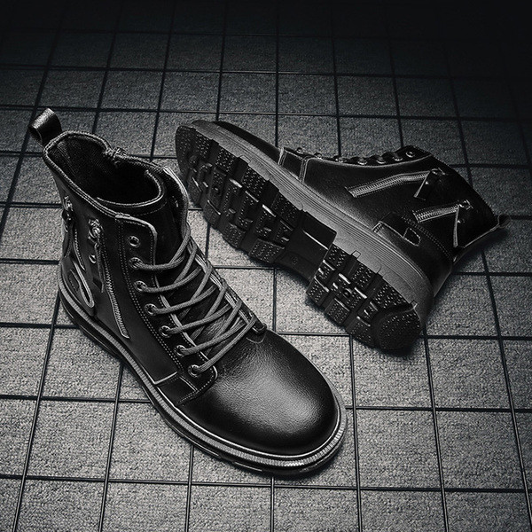 Férfi ökobőr csizma meleg béléssel vagy anélkül