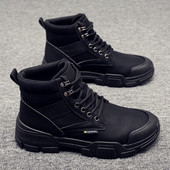 Férfi téli csizma meleg béléssel vagy anélkül