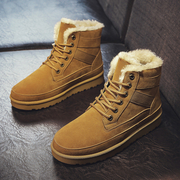 Új férfi csizma modell meleg béléssel és fűzővel