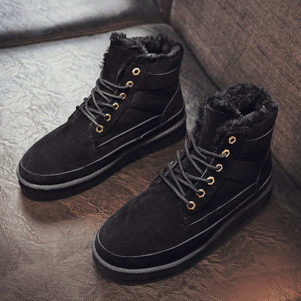 Új férfi csizma modell meleg béléssel és fűzővel