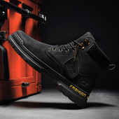 Őszi velúr csizma új modellje férfiaknak