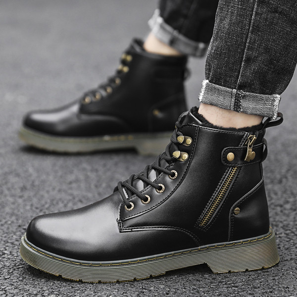 Férfi kubai műbőr meleg béléssel vagy anélkül