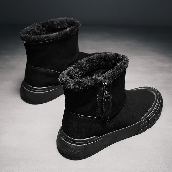 Ökoseemisnahast soojad meeste saapad sule ja lukuga