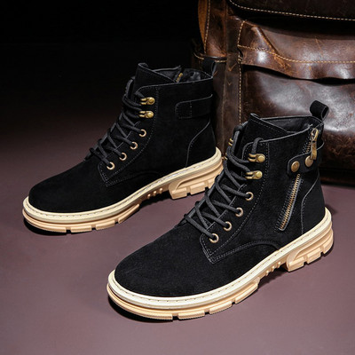 Őszi csizma új modellje eco velúr cipzárral