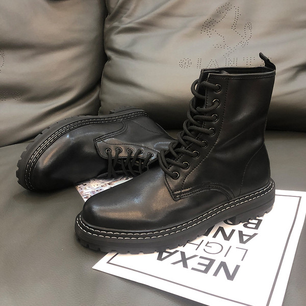 Férfi kubai műbőr sima mintás megkötőkkel