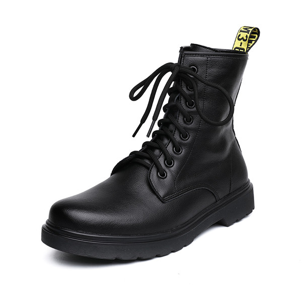 Moodsad paeltega nahast saapad - musta värvi