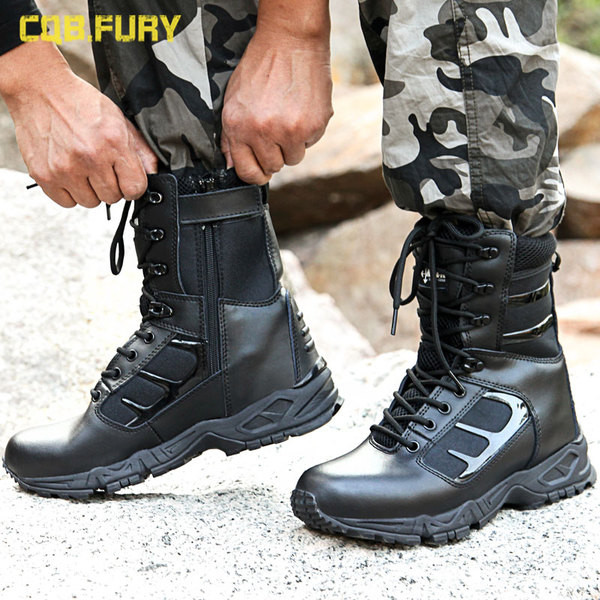 Öko-nahast ja tekstiilist meeste saapad - kerged