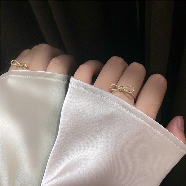 Modern női karcsú gyűrűs sima modell