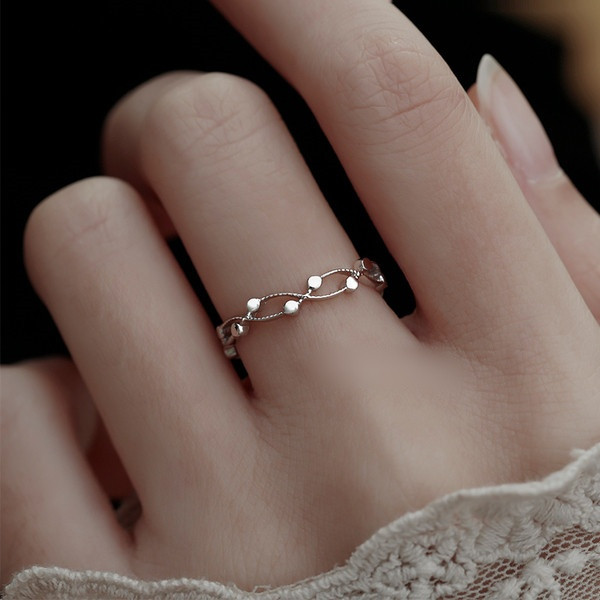 Igapäevane naiste õhuke sõrmus