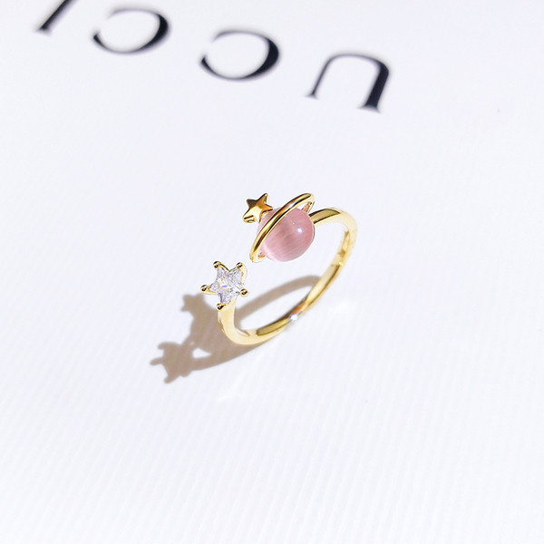 Καθημερινό γυναικείο δαχτυλίδι με αστέρι και διακοσμητικές πέτρες