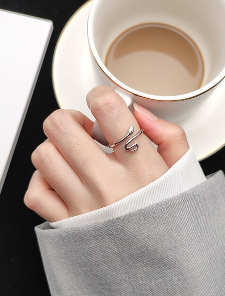 Női alkalmi karcsú gyűrűs sima modell