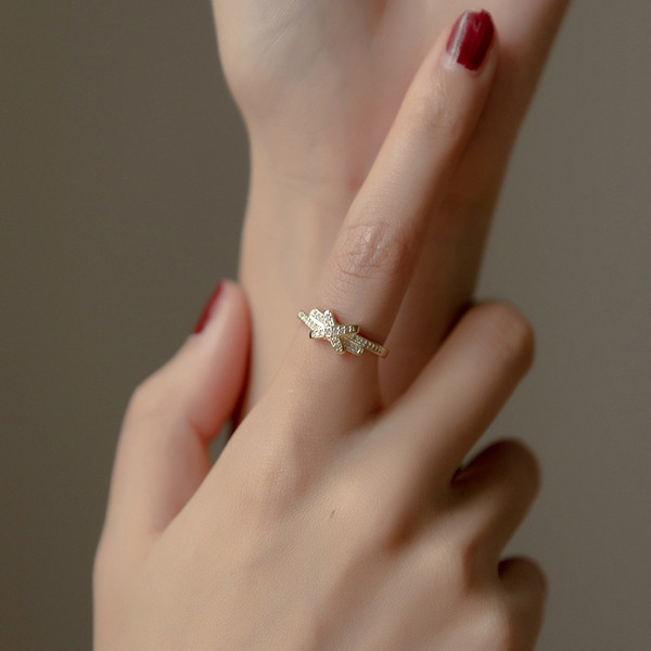 Stiilne naiste sõrmuse sale mudel