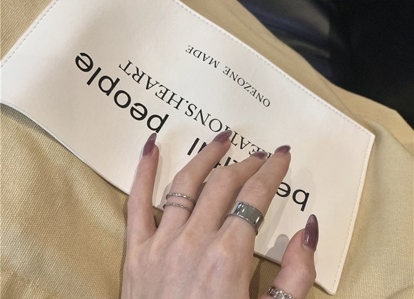 Naiste sõrmuste komplekt lai mudel