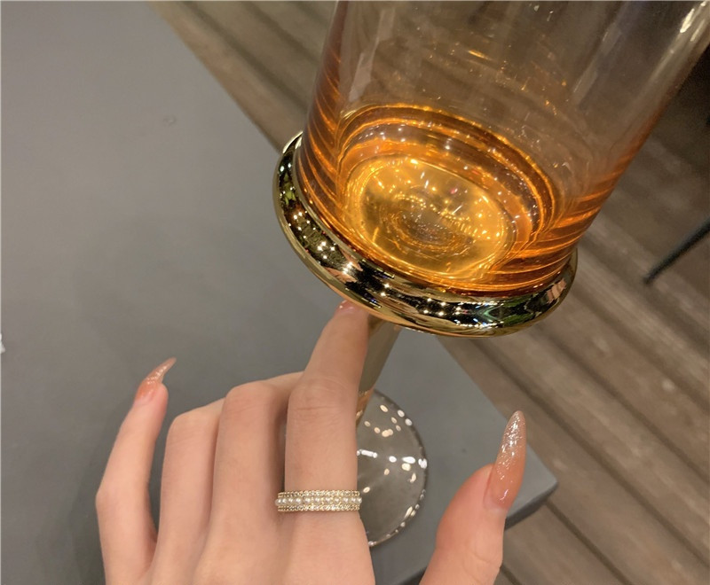 Női elegáns gyűrűs sima modell