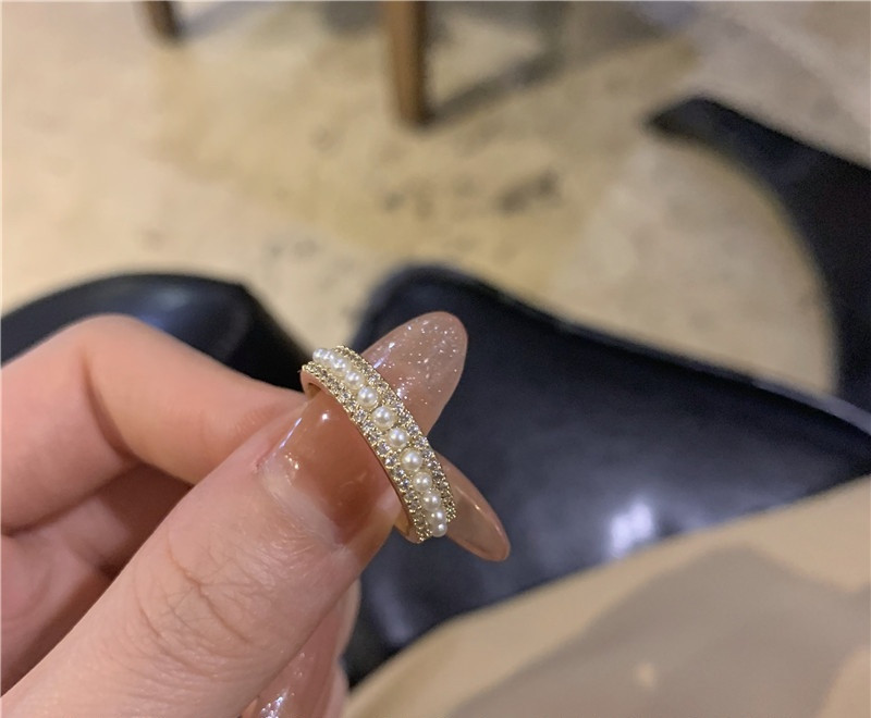 Női elegáns gyűrűs sima modell