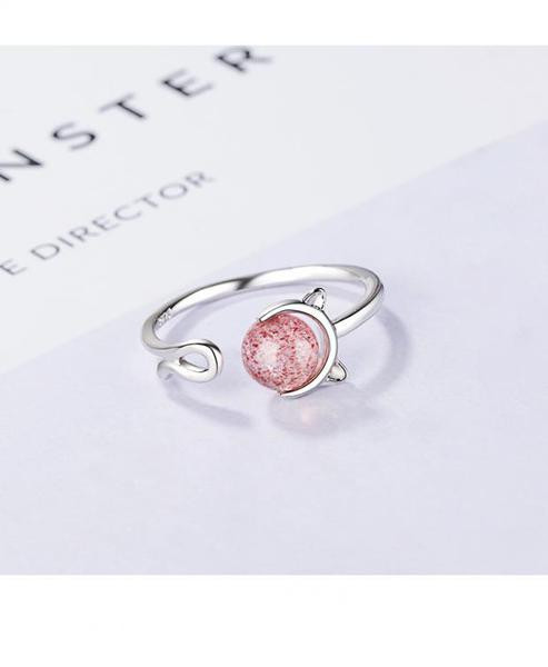 Kivist saleda mustriga igapäevane naiste sõrmus