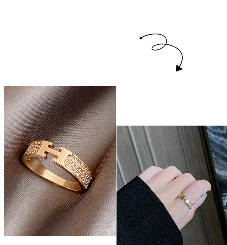 Modern női gyűrű széles modell díszkövekkel