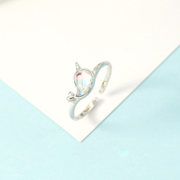 Γυναικείο casual δαχτυλίδι λεπτό μοντέλο με διακοσμητικές πέτρες 