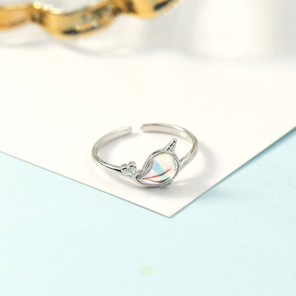 Γυναικείο casual δαχτυλίδι λεπτό μοντέλο με διακοσμητικές πέτρες 