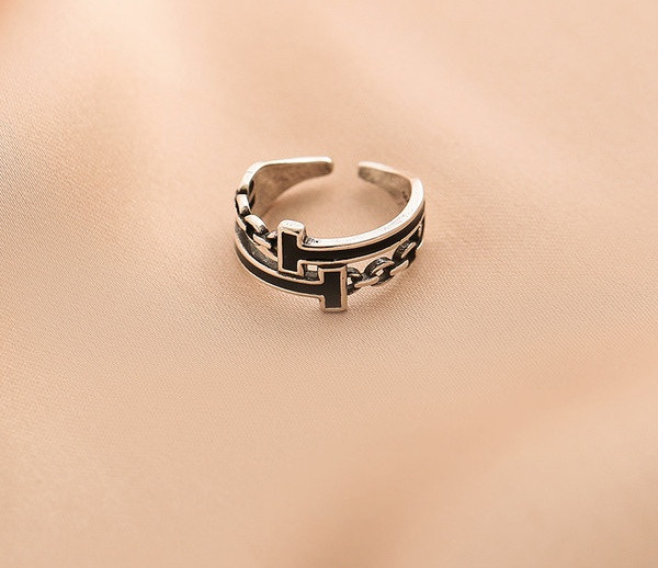 Дамски пръстен широк модел