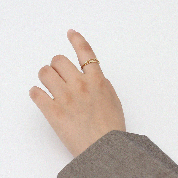 Stiilne naiste sõrmuse slim puhas mudel