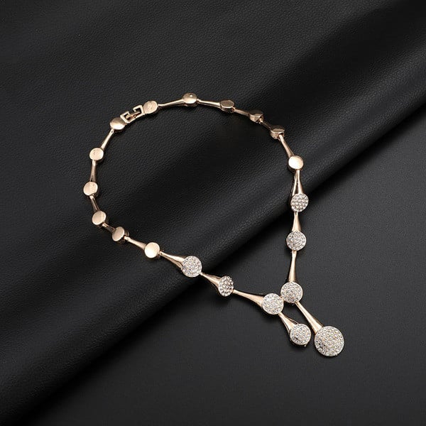 Naiste aktuaalne kõrvarõngaste komplekt käevõru sõrmus ja kaelakee