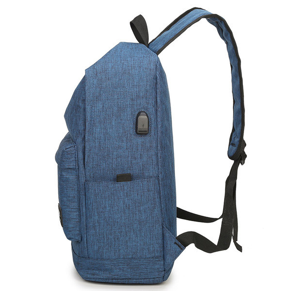 Igapäevane meeste seljakott embleemi ja lukuga