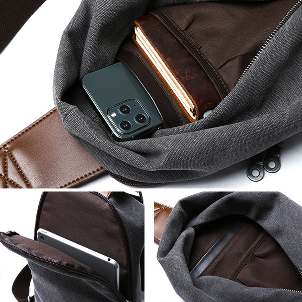 Kahes värvitoonis lukuga igapäevane meeste seljakott