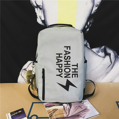 Férfiak és nők számára alkalmas napi hátizsák felirattal