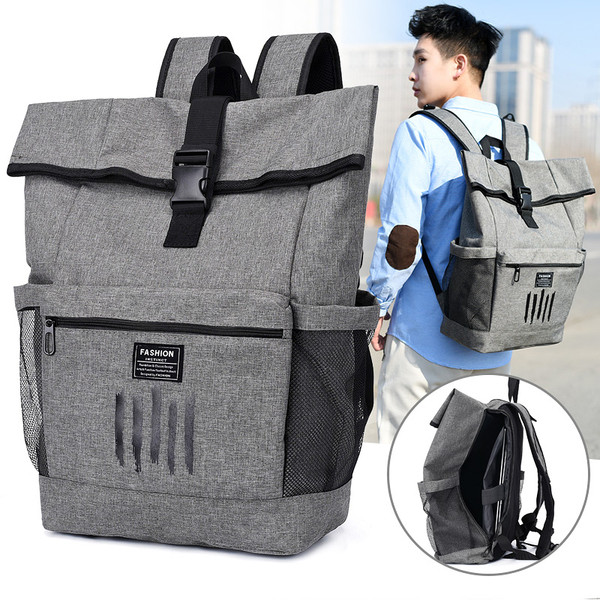 Uus mudel meeste seljakott tekstiilist taskutega