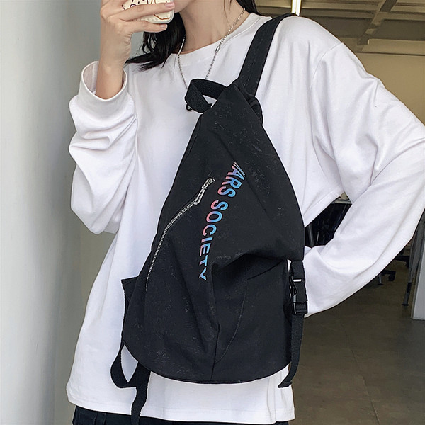 Napi hátizsák felirattal és cipzárral - férfiaknak és nőknek