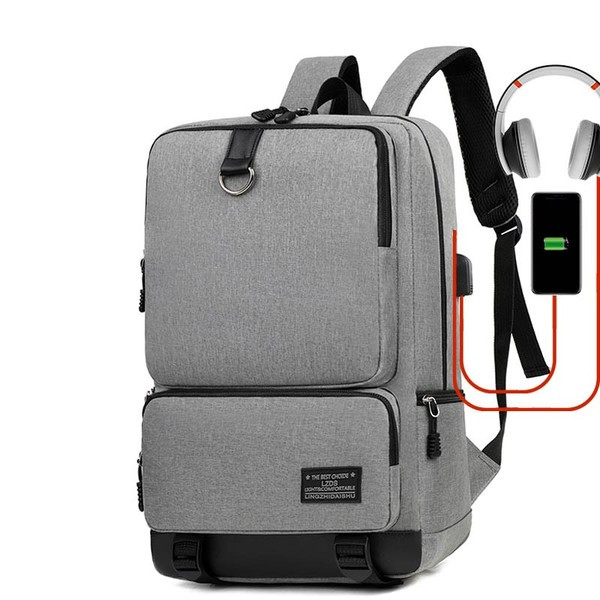 Nagyméretű textil hátizsák laptophoz