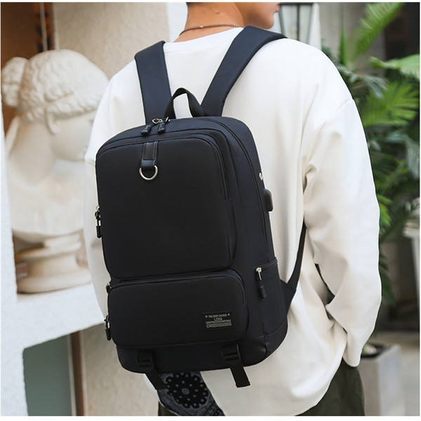 Nagyméretű textil hátizsák laptophoz