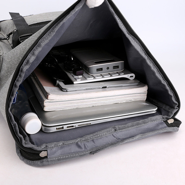 Rucsac de zi cu zi pentru bărbați cu multe buzunare