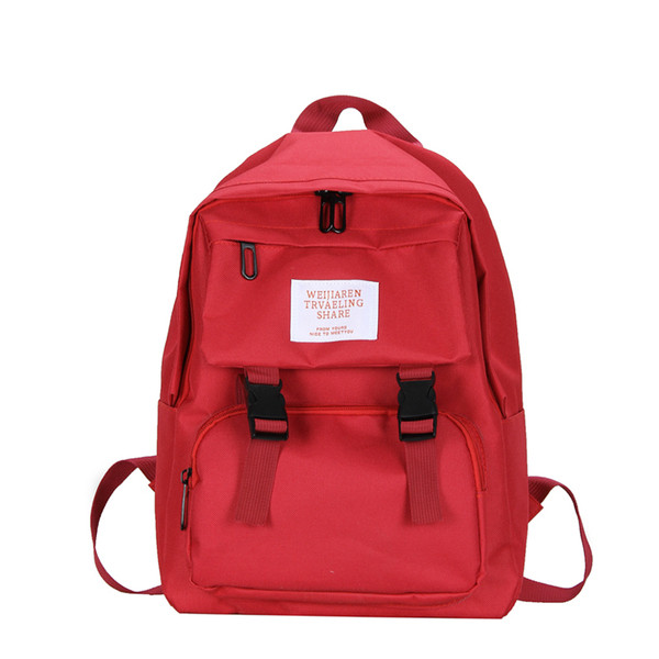 Uniszex textil hátizsák sok zsebbel