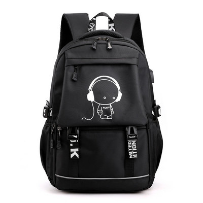 Mindennapi textil hátizsák különböző mintákkal