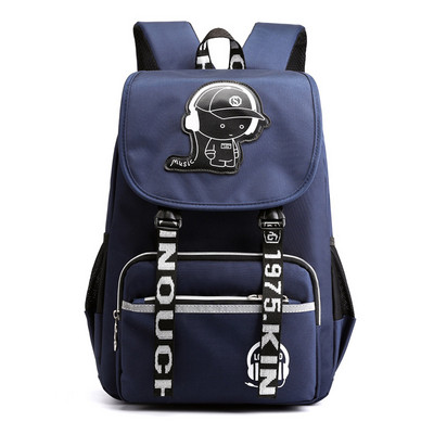 Mindennapi textil hátizsák különböző mintákkal