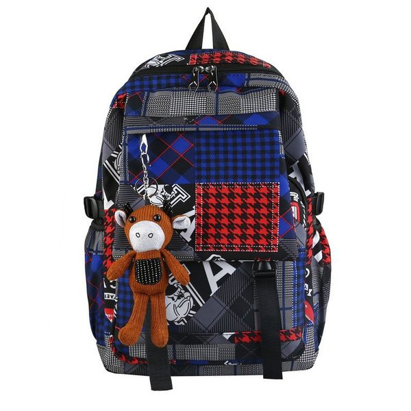 Ανδρικό καθημερινό σακίδιο καμουφλάζ με τρισδιάστατο στοιχείο