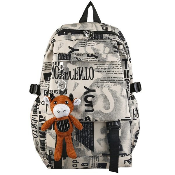 Ανδρικό καθημερινό σακίδιο καμουφλάζ με τρισδιάστατο στοιχείο