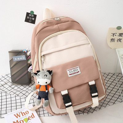 Alkalmi férfi textil hátizsák 3D elemmel