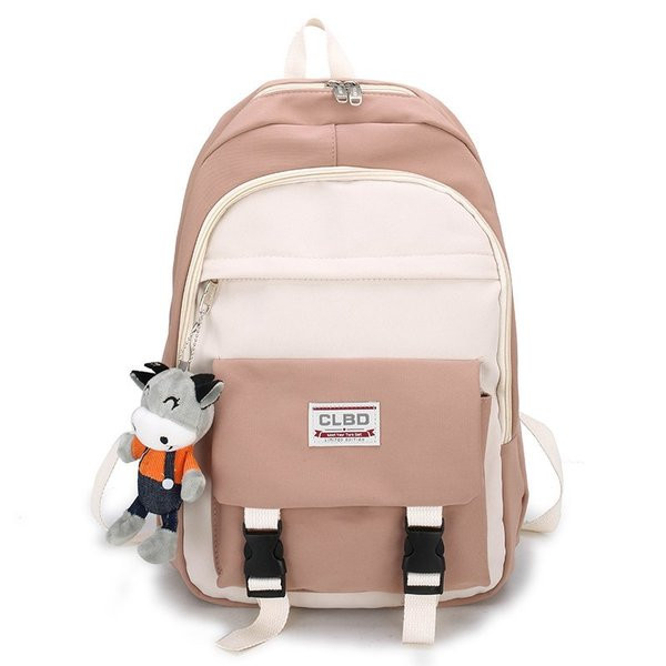 Alkalmi férfi textil hátizsák 3D elemmel