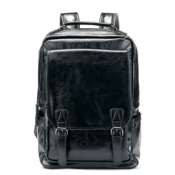 Μοντέρνο ανδρικό δερμάτινο σακίδιο  σε δύο χρώματα