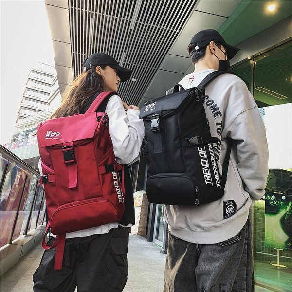 Uut mudelit lukuga meeste tekstiilist seljakott